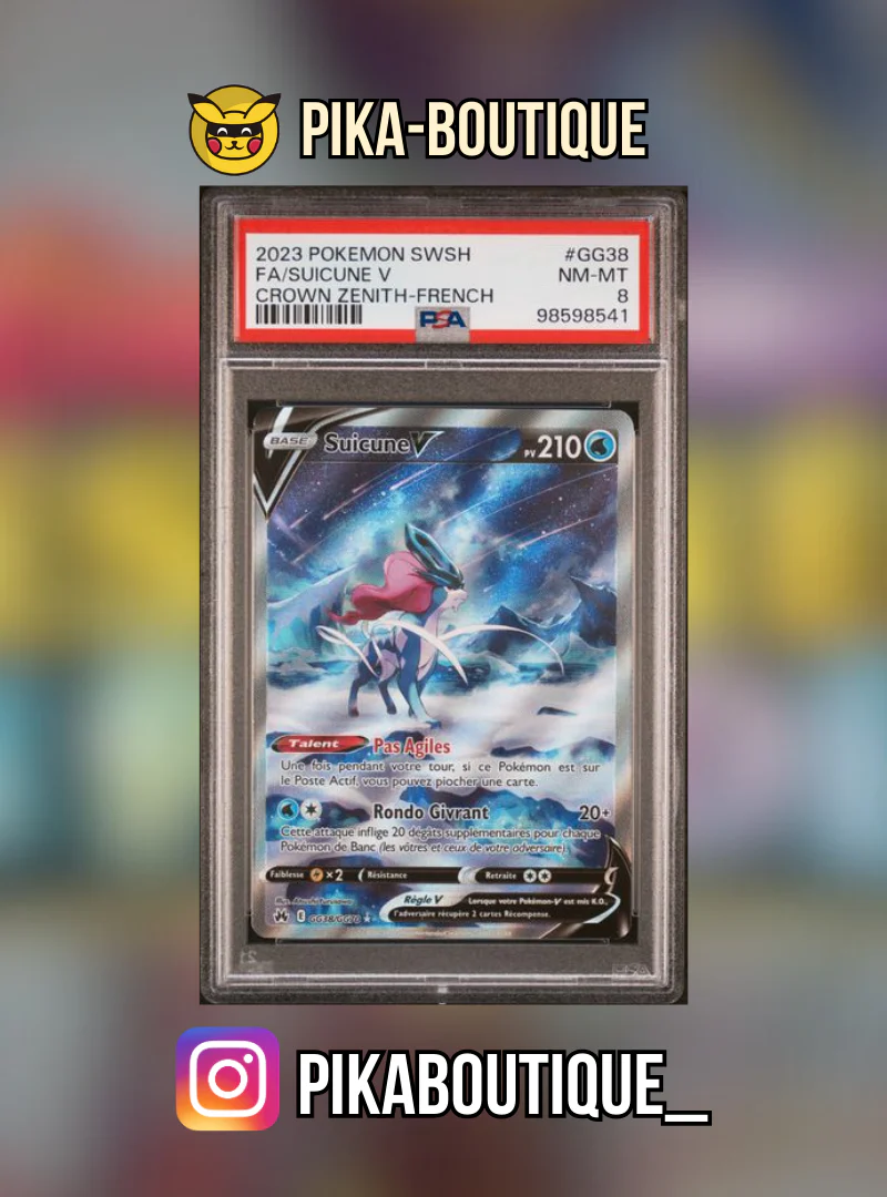 GG38 - PSA8 SUICUNE V - Carte gradée -