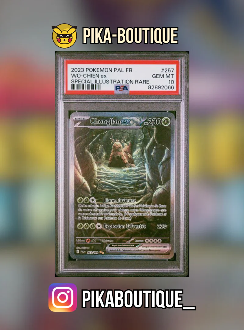 257 - PSA10 CHONGJIAN EX ALT - Carte gradée -