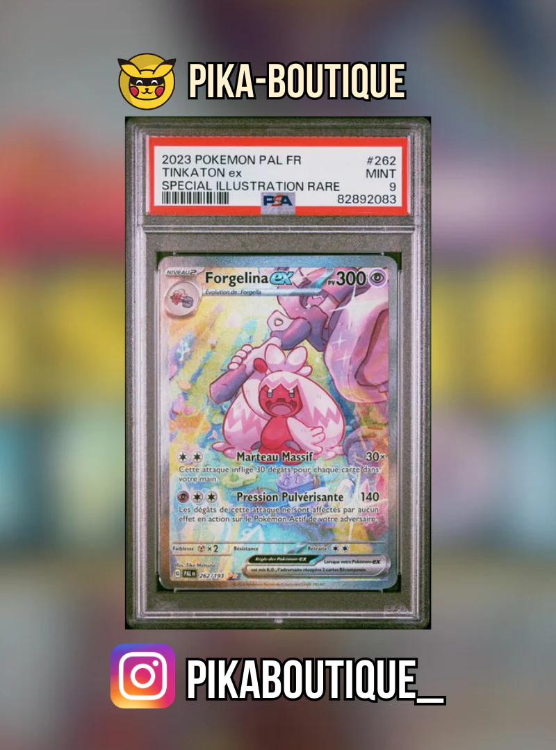 262 - PSA9  FORGELINA - Carte gradée -